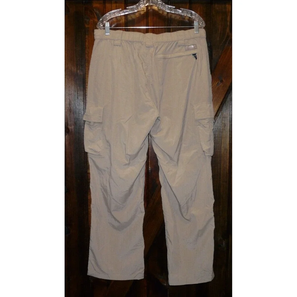 The North Face Cargo Pants Mens Large Short Tan Gorpcore Nylon Hiking Outdoor